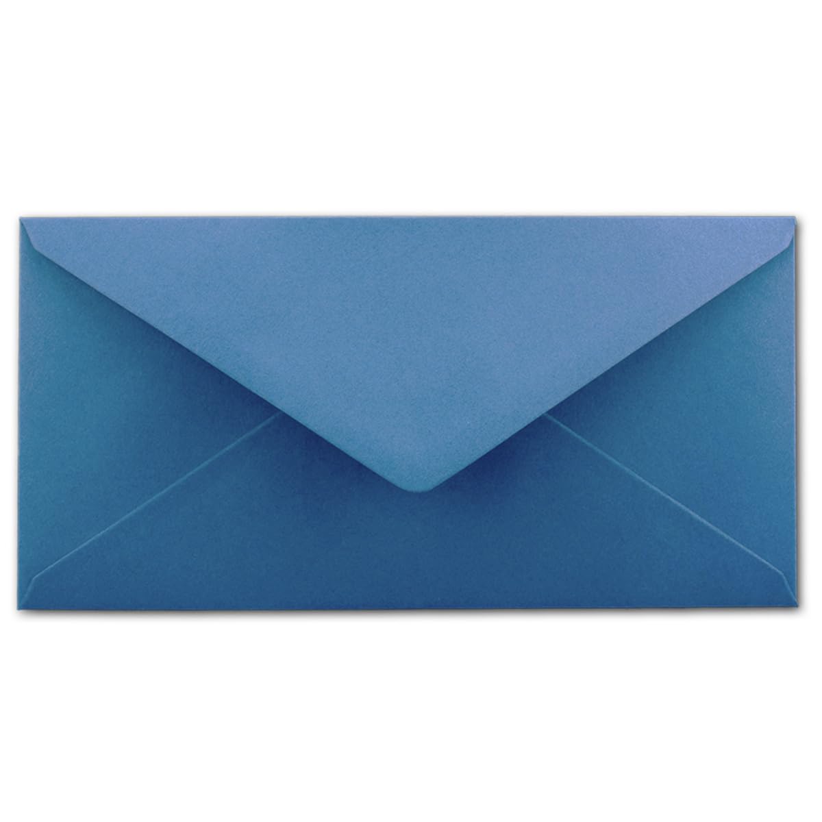 Lot de 1000 enveloppes à lettre - Bleu roi - DIN long - 110 x 220 mm (11 x 22 cm) - Fermeture humide sans fenêtre - Idéal pour cartes d'invitation - Série FarbenFroh