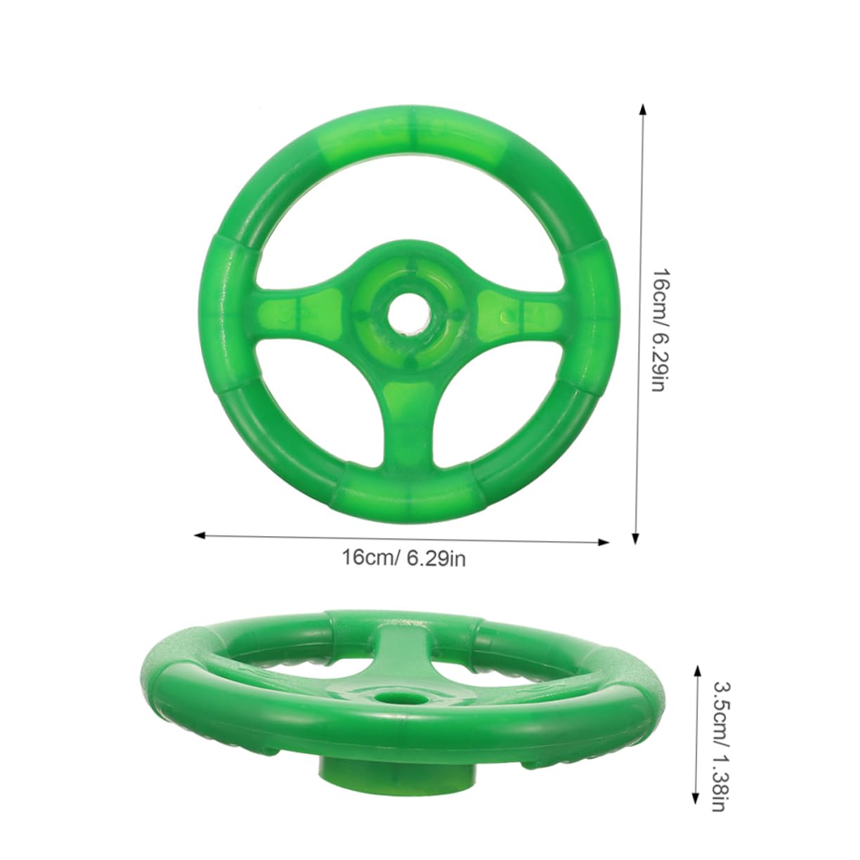 CIYODO 2pcs Steering Wheel for Simulation Driving Replacement Steering Wheel for Rocking Car and Swing Car Easy to Install Interactive for