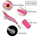 10pcs Squid Jigs Saltwater Fishing Lures Glow Squid Jigs Luminous Shrimp Prawn Artificial Baits 3D Fluorescent Squid Jig Hooks Tackle for Cuttlefish Octopus Fishing Size 2.5 3 3.5 (Size 3.5)