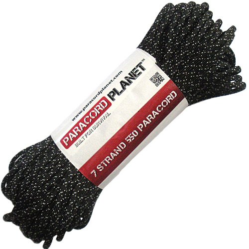 PARACORD PLANET 25 Feet Nylon 550lb Type III 7 Strand Paracord Lightspeed โ image 1