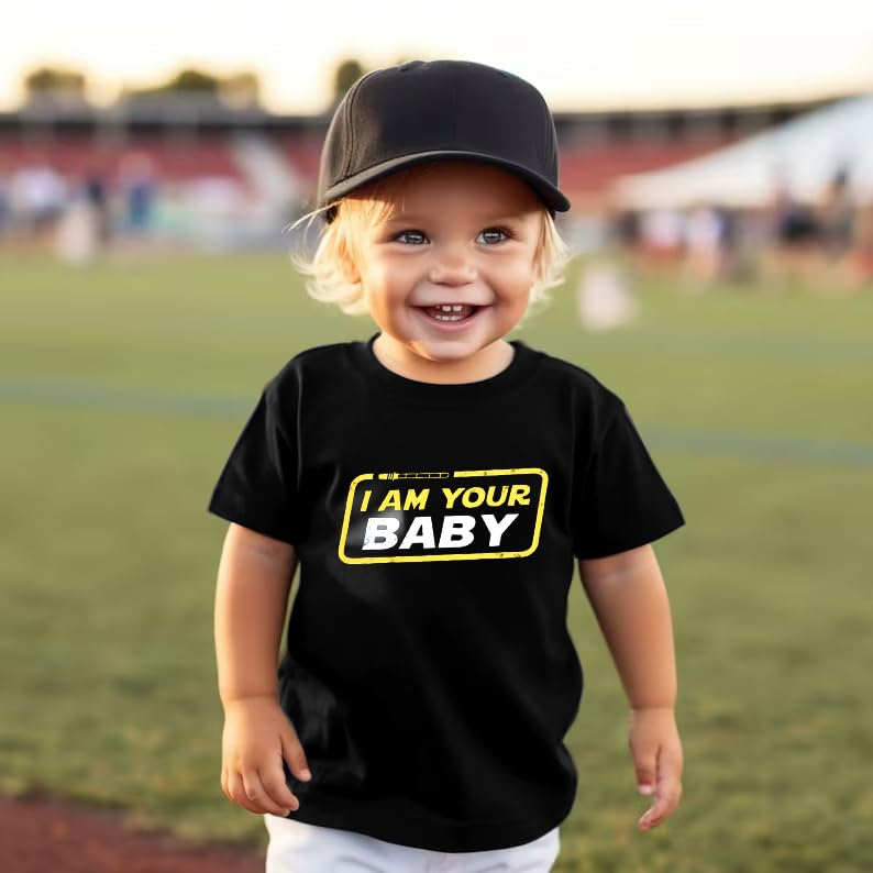 Dad and Son Matching Shirts I Am Your Father Shirt Family Matching Outfits Family Vacation Casual Short Sleeve Top3