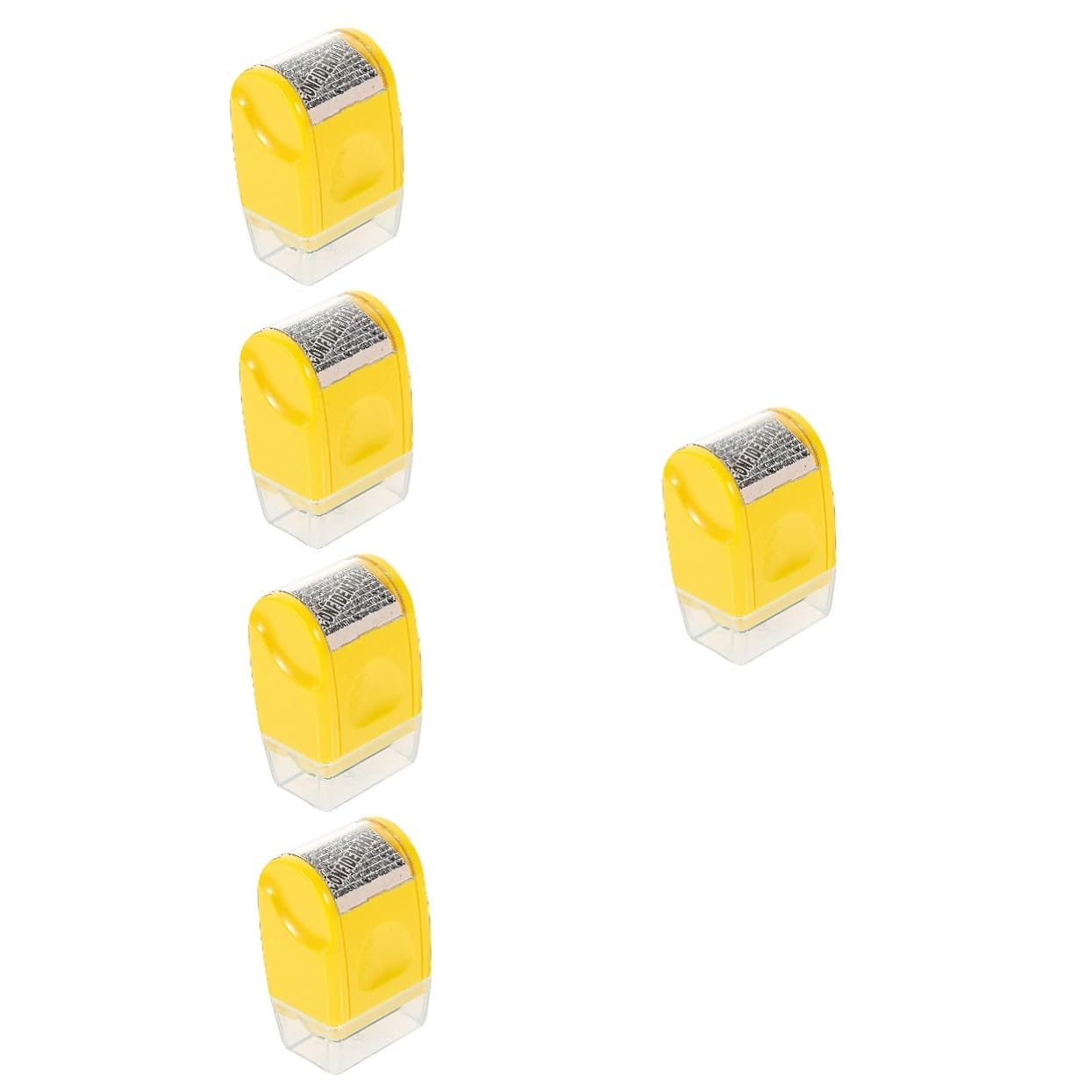 TEHAUX 5pezzi Timbro Privacy Multi-funzione Accessorio Comodo Per Documenti Riservati Copertura Per Fatture e Documenti Personali Design Facile Da Usare Vibrante