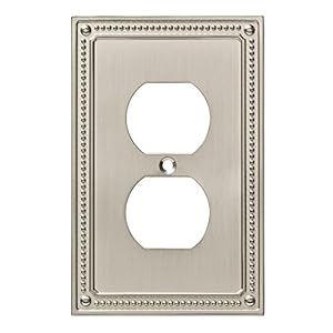 Franklin Brass W35059 Satin Nickel Duplex-Wandplatte