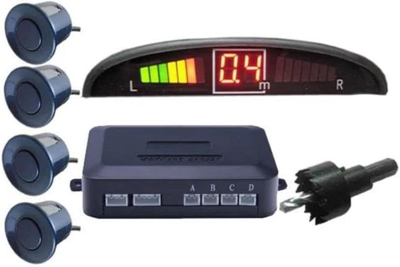 Universal Car 22mm Backlight Display Reverse Backup Monitor System Parking Sensor 4 Sensors Parking Sensor