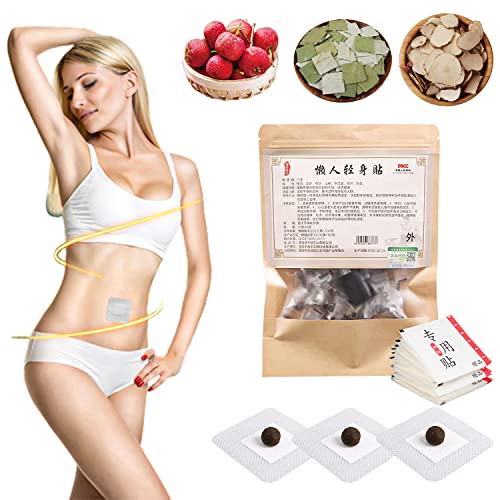 150 piezas Parches Ombligo Vientre Plano, Patches Mujer Abdomen, Envuelto individualmente Parche de artemisa, Para Barriga de Cerveza, Cintura de Cubo Cover