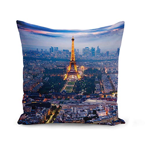 Fabulous Housse de Coussin 40x40 cm Paris Tour Eiffel Ville Monument France Nuit Lumieres