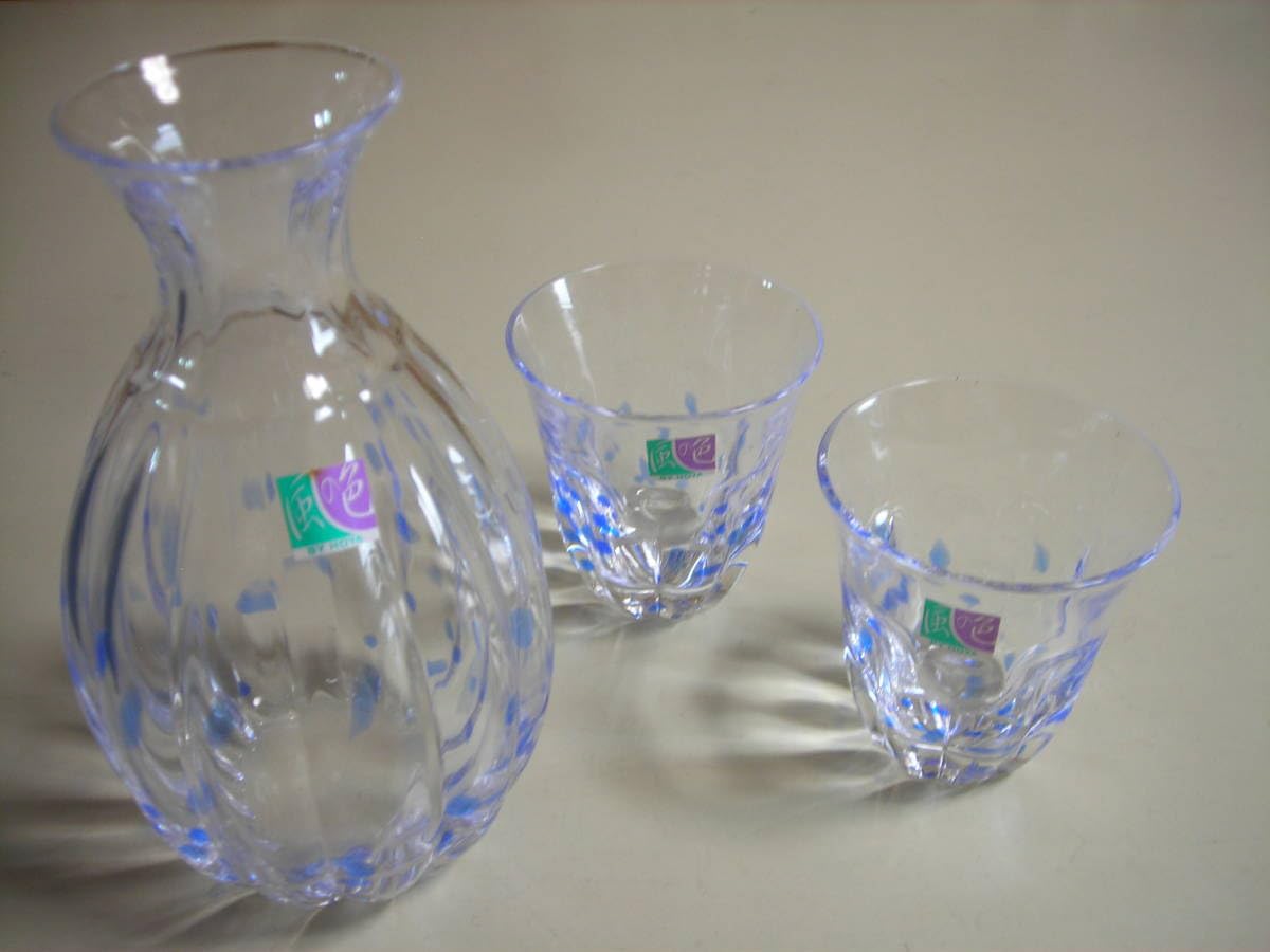 Amazon.co.jp: R5 06 HOYA/ホヤ 酒器揃 冷酒セット 徳利1個 お