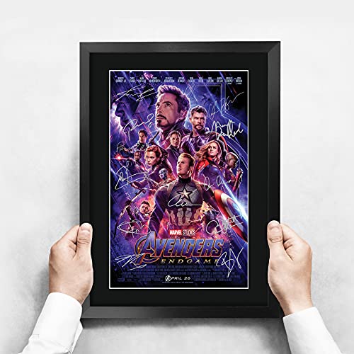 HWC Trading A3 FR Avengers Movie Poster Van Endgame Cast Getekend Printed Handtekeningen Gifts Marvel Captain America… - Afbeelding 4