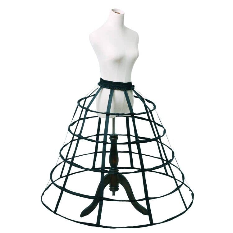 Image of Women Crinoline Petticoat Hoops Skirt Short Half Slip Underskirt for Girls Wedding Bridal Underskirt Slip