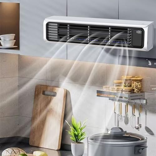 Split Mini Portable Air Conditioner - No Vent Portable Air Conditioners, Wall Mounted Ductless Ac Unit Cooler, Quiet 3 Speeds Fan for Car, RV, Office Kitchen & Bedroom (White)