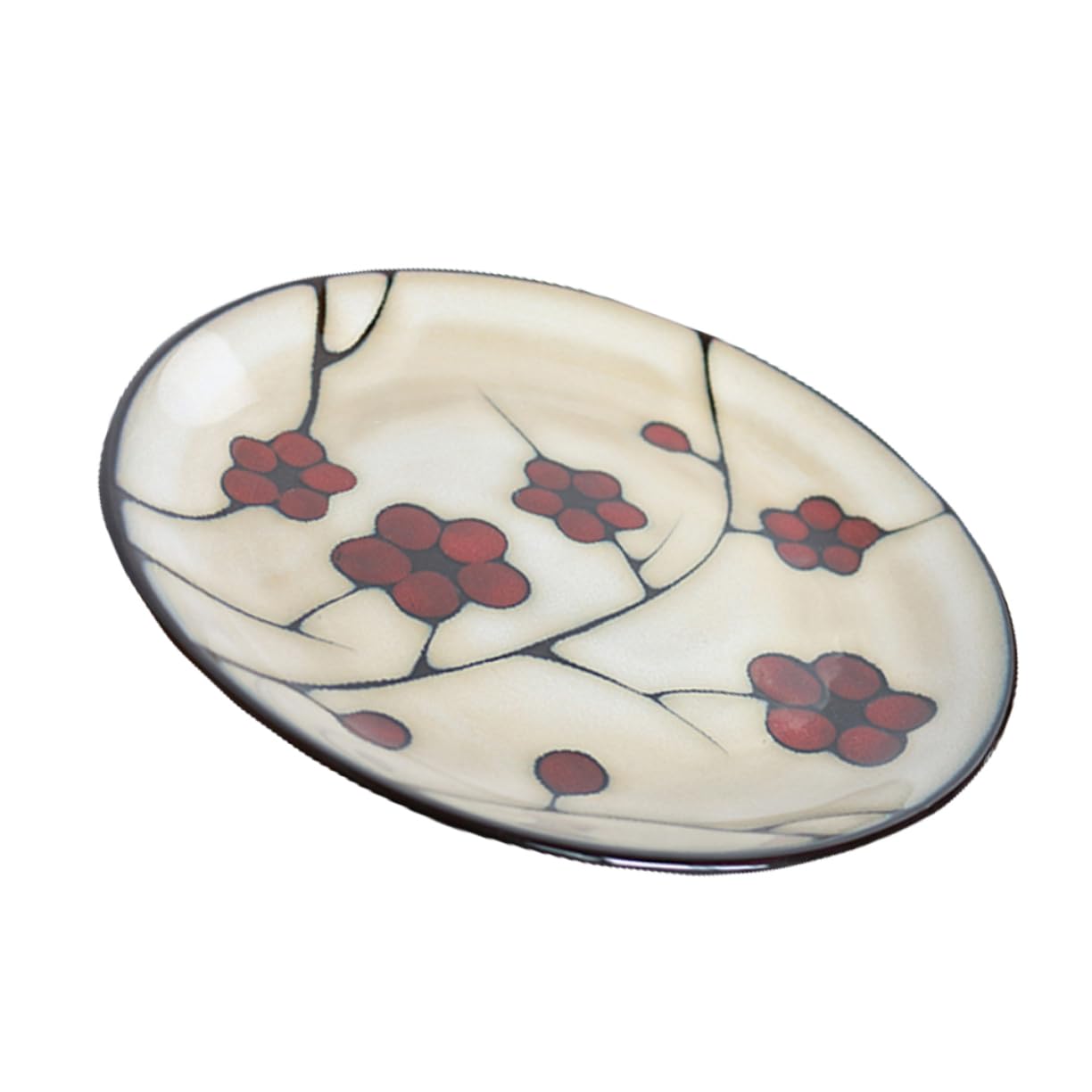 Assiette céramique japonaise vaisselle design unique pour plat de dessert