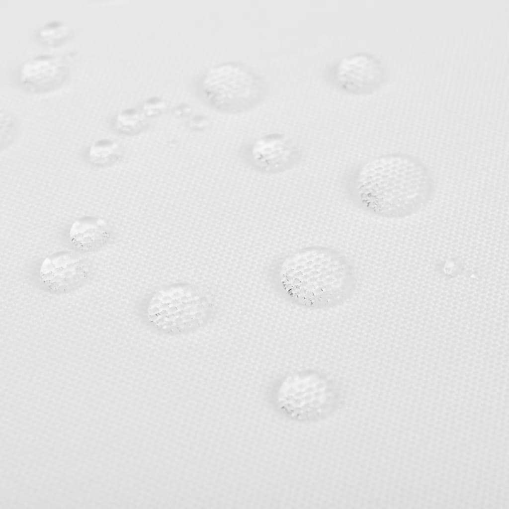 Juego de 5 manteles blancos de 130 x 130 cm, de poliéster, impermeable, resistente, lavable a máquina, para bodas, comedores, salones, protección contra manchas, arañazos, ideal para restaurantes y