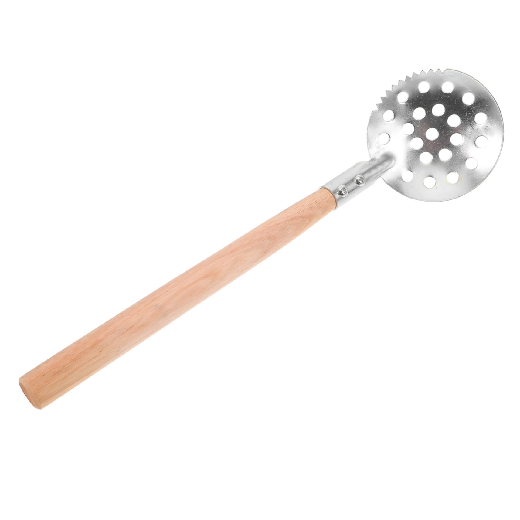 GAROZATION Ice Fishing Gear Reusable Metal Ice Scoop Strainer for Winter and Outdoor Activities