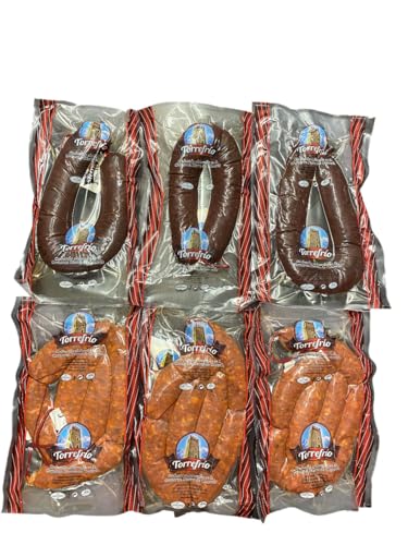 MORCILLAS PICANTE + CHORIZOS PICANTES TORREFRIO 2 KG TOTAL APROX. CAZORLA JAEN