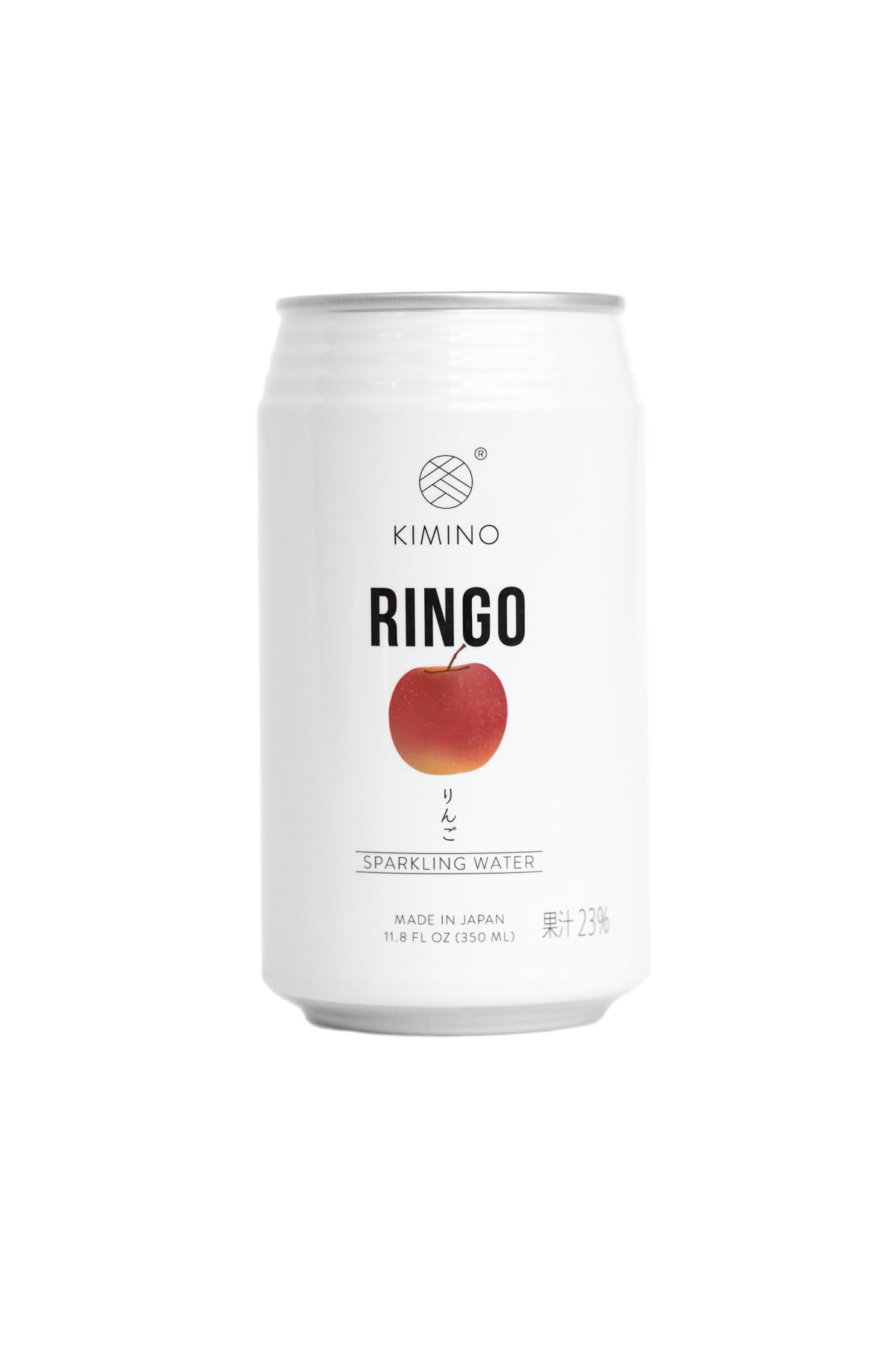 KIMINOKimino Drinks, Sparkling Water, 11.8 Fl Oz (Ringo, Pack of 24)
