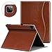 Price comparison product image ZtotopCase for New iPad Pro 12.9 Case 2020, Premium Leather Folio Stand Case Smart Cover with Auto Sleep/Wake, Supports iPad Pencil Charging for 2020 iPad Pro 12.9 Inch 4th Generation - Brown