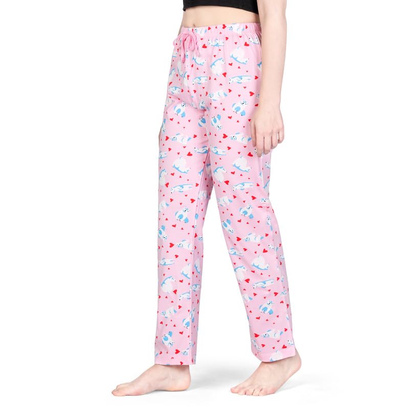 Image of Real Basics Women's Cotton Printed Pajamas Pack of 1
