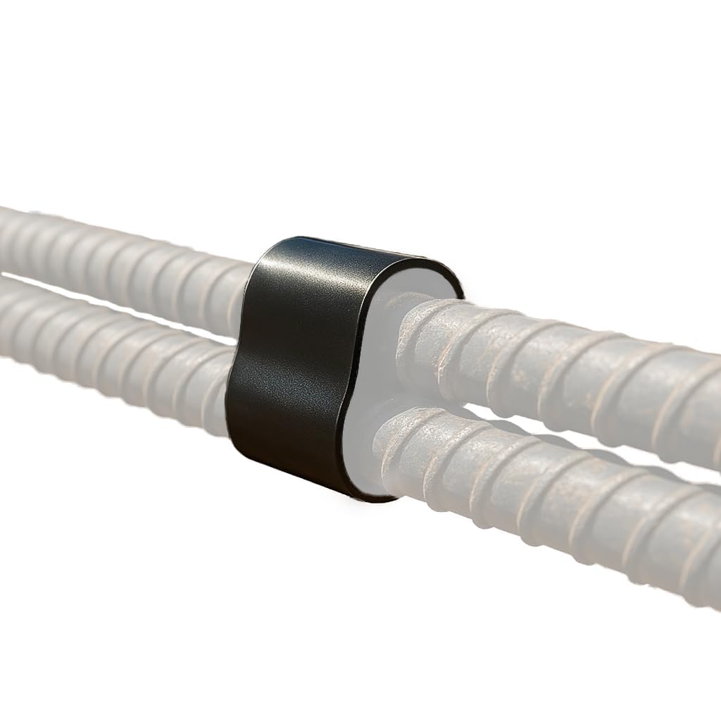 Concrete Rebar Splice Clips – Parallel Rebar Connector for Secure Reinforcement – Eliminates Wire Tying – Perfect for Beams, Slabs, Foundations, and