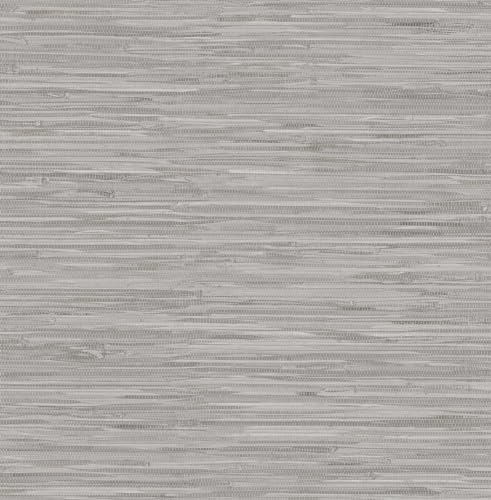 NuWallpaper Grey Grassweave Peel and Stick...