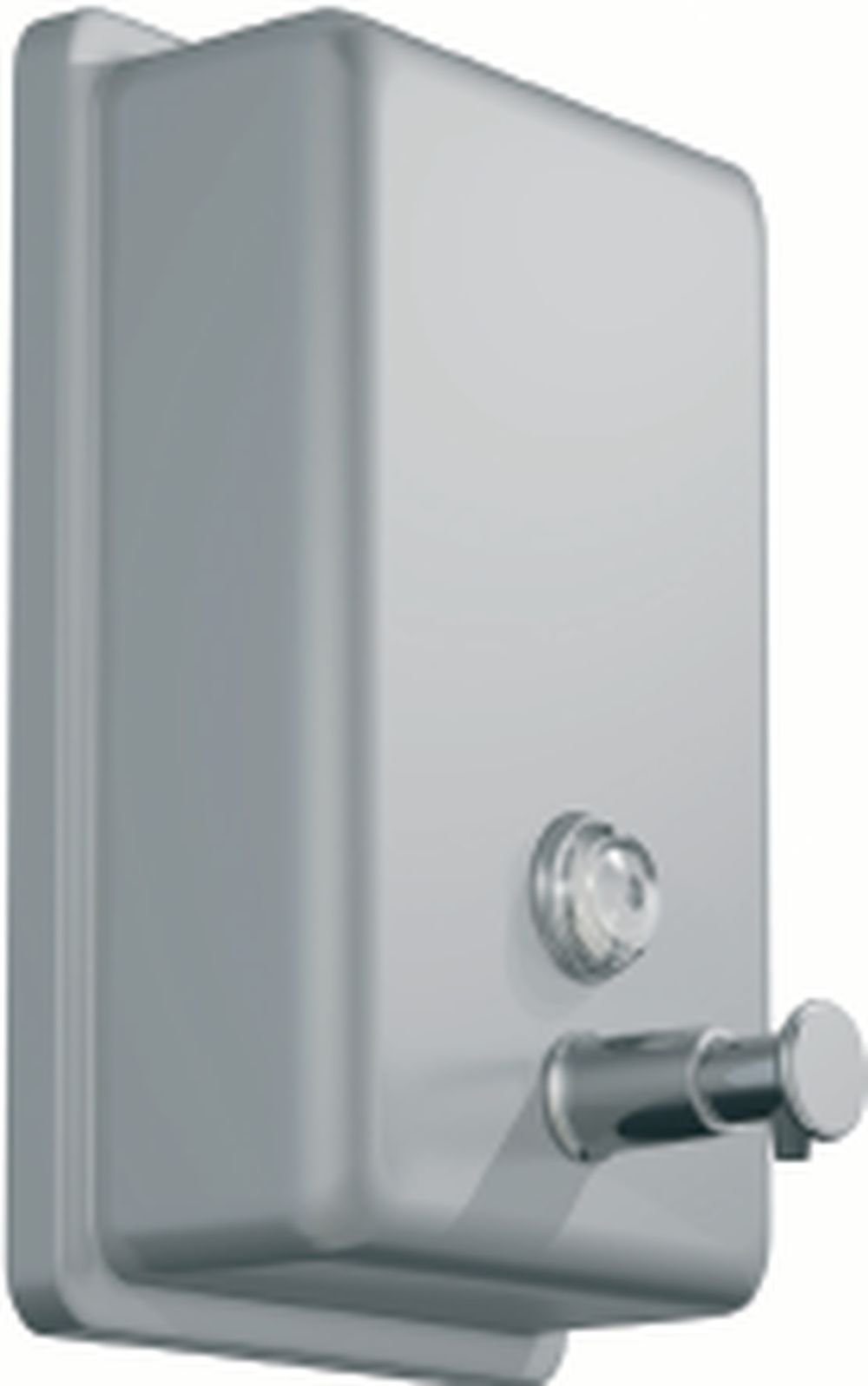 JVD Distributeur Savon Savinox 700ml INOX brossé INOX Brossé - Compatible Savon Gel - Bouton Poussoir - Anti-​vandalisme - Matériel Professionnel