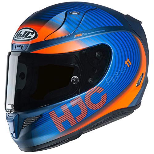 Casco de moto HJC RPHA 11 BINE MC27SF, Negro/Oroange, M