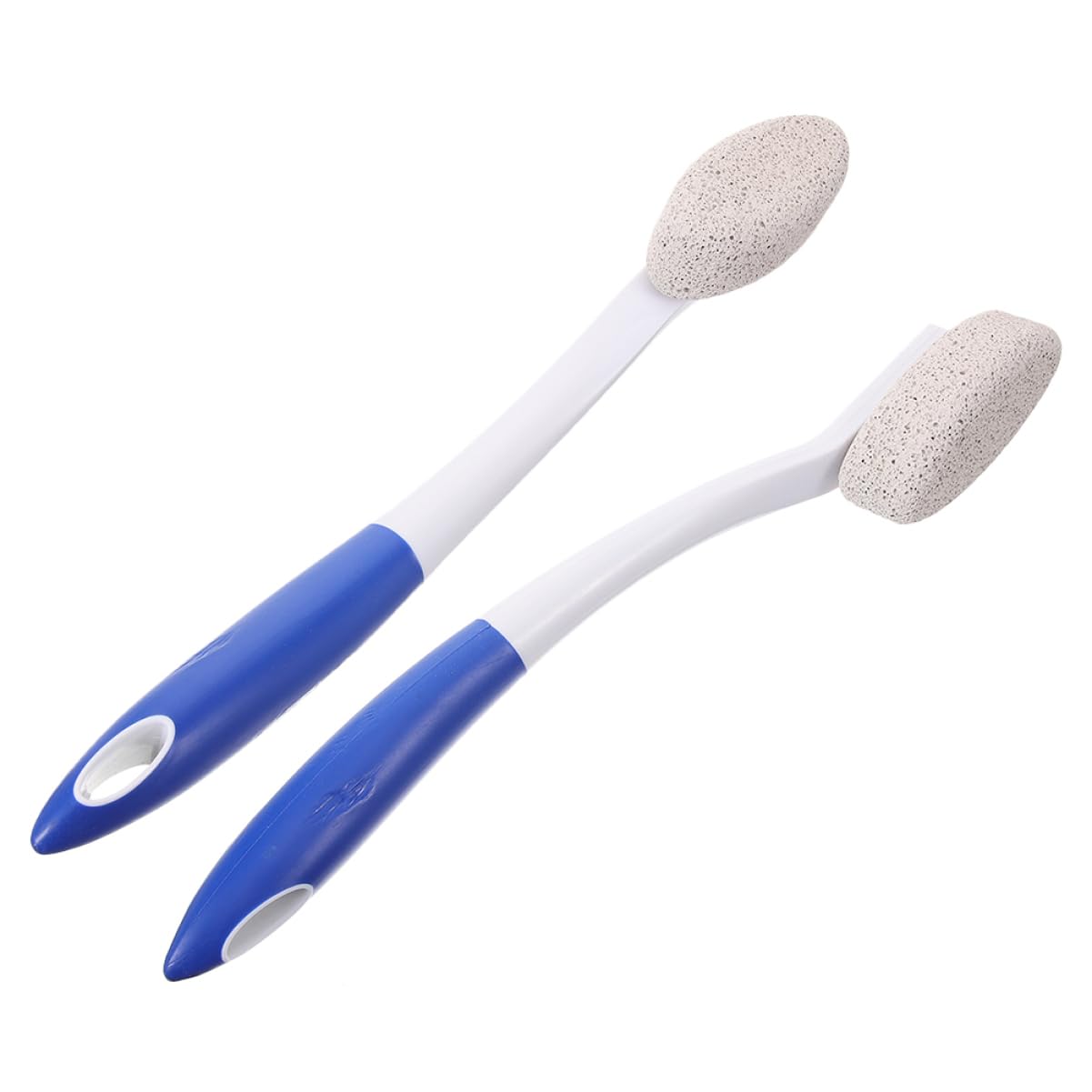 Baluue 2piezas Exfoliador De Pies Mango Herramienta De Pumice Para Eliminar Muerta Cepillo Ergonómico y Seguro Para Pedicura Casa
