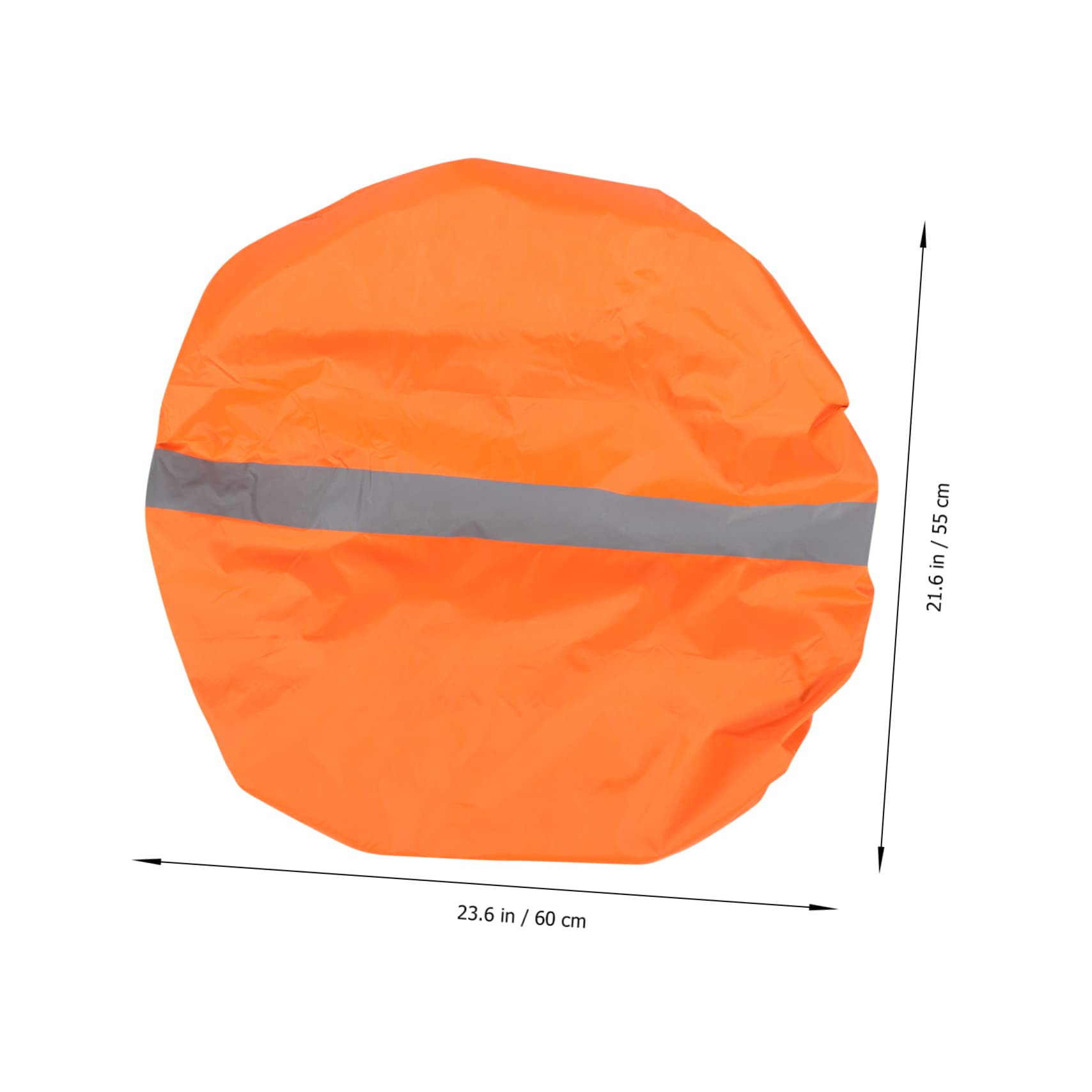 TOYANDONA Funda para Lluvia Cinta Reflectante Funda Impermeable Trasera Impermeable Funda para Lluvia Funda para Senderismo Funda para Viaje Funda Impermeable Color Naranja