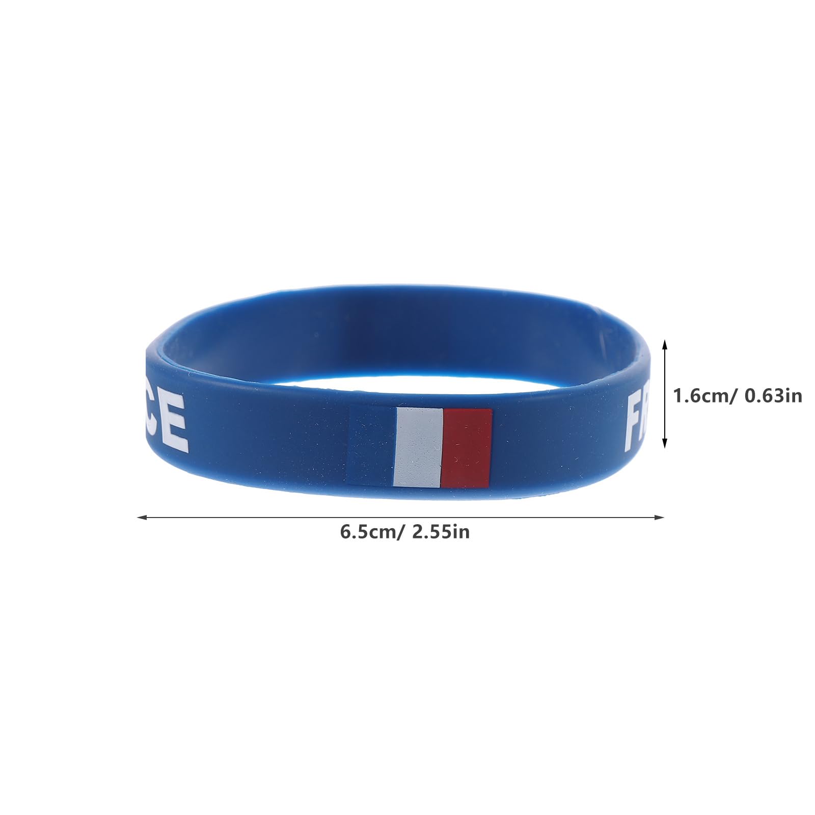 BESPORTBLE 5 Pièces Bracelet Cadeaux Drapeau Français Porte-clés Chaîne à Main