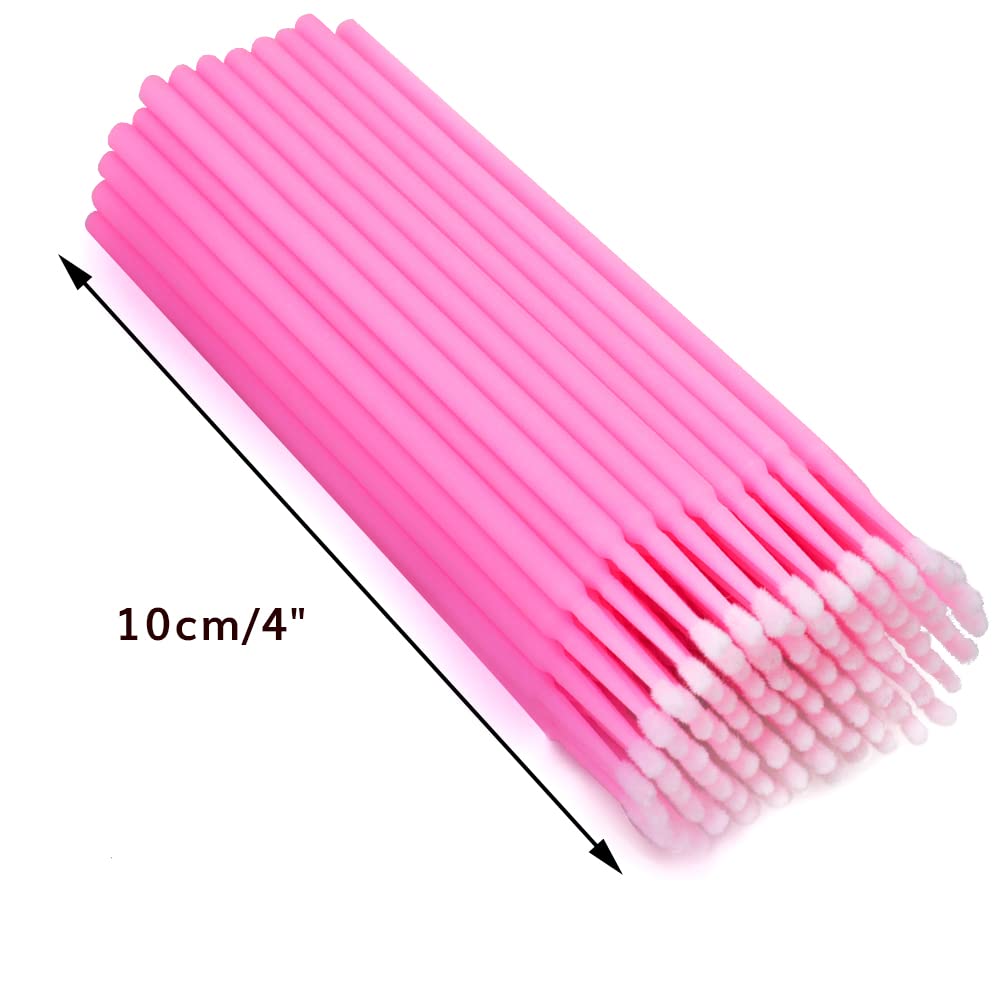 G2PLUS 400PCS Microbrush Aplicadores Micro Cepillos Extensión de Pestañas Herramienta Maquillaje