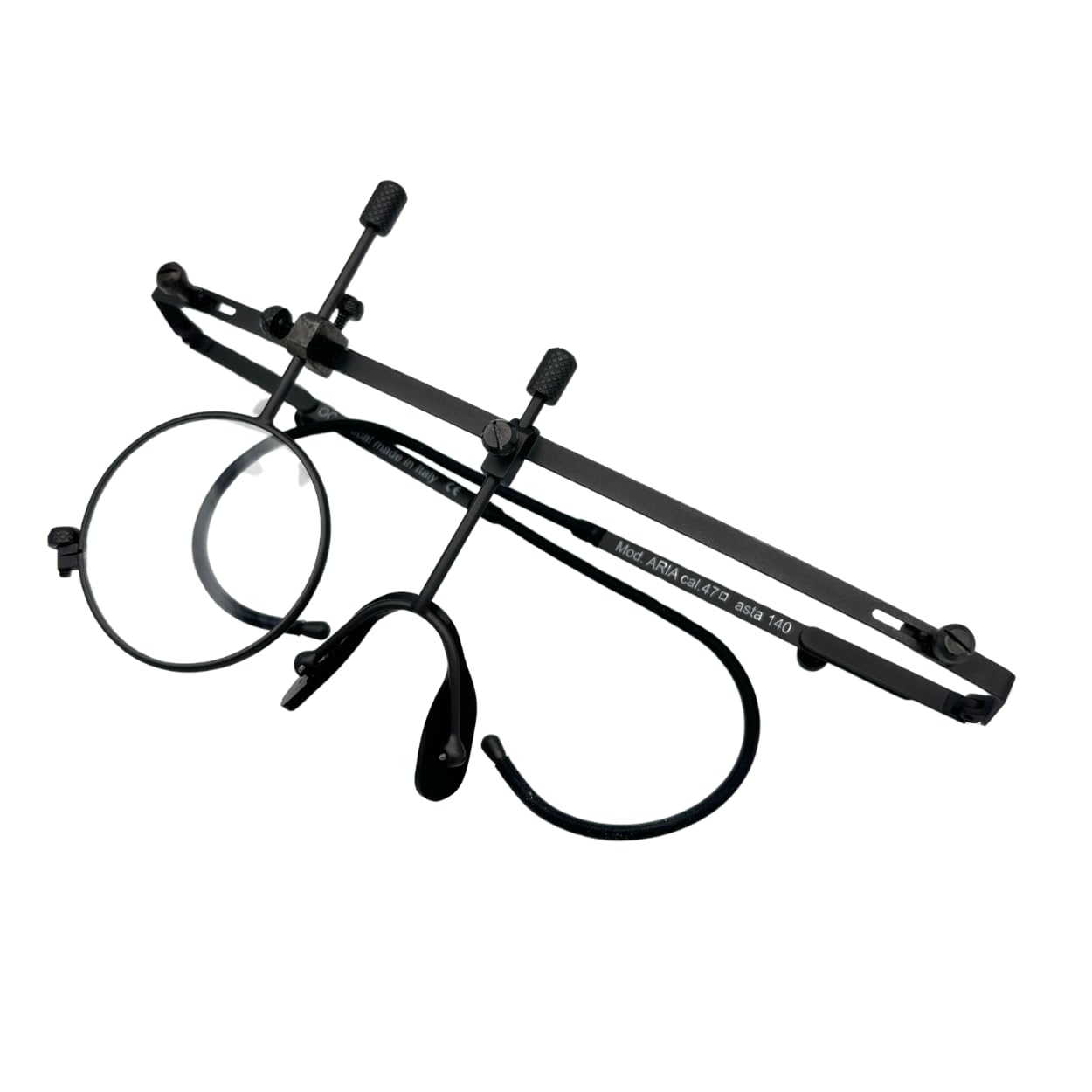 Lunettes de tir à signe mod. Air Acier inoxydable réglable pour compétition et compétition Made in Italy