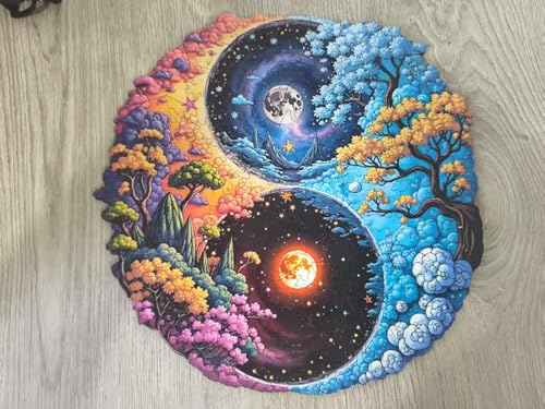 Wooden Puzzles for Adults - Yinyang Tree of Life Wooden Puzzl (Yinyang Tree, Large)