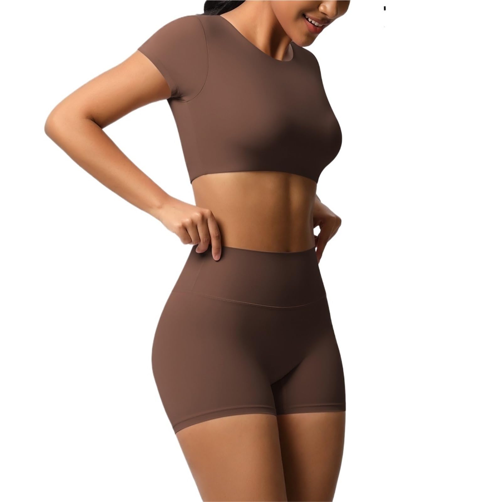 Lot de 2 leggings d'entraînement pour femme - Débardeur de sport pour femme