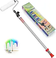 Rolo de Pintura, Rolo de Pintura com Reservatório, Rolo Pintura, Rolo de Tinta com Tubo de Armazenamento de Líquido Profissional, Adequado para Parede, Teto, Piso, Terraço, Sala de Estar