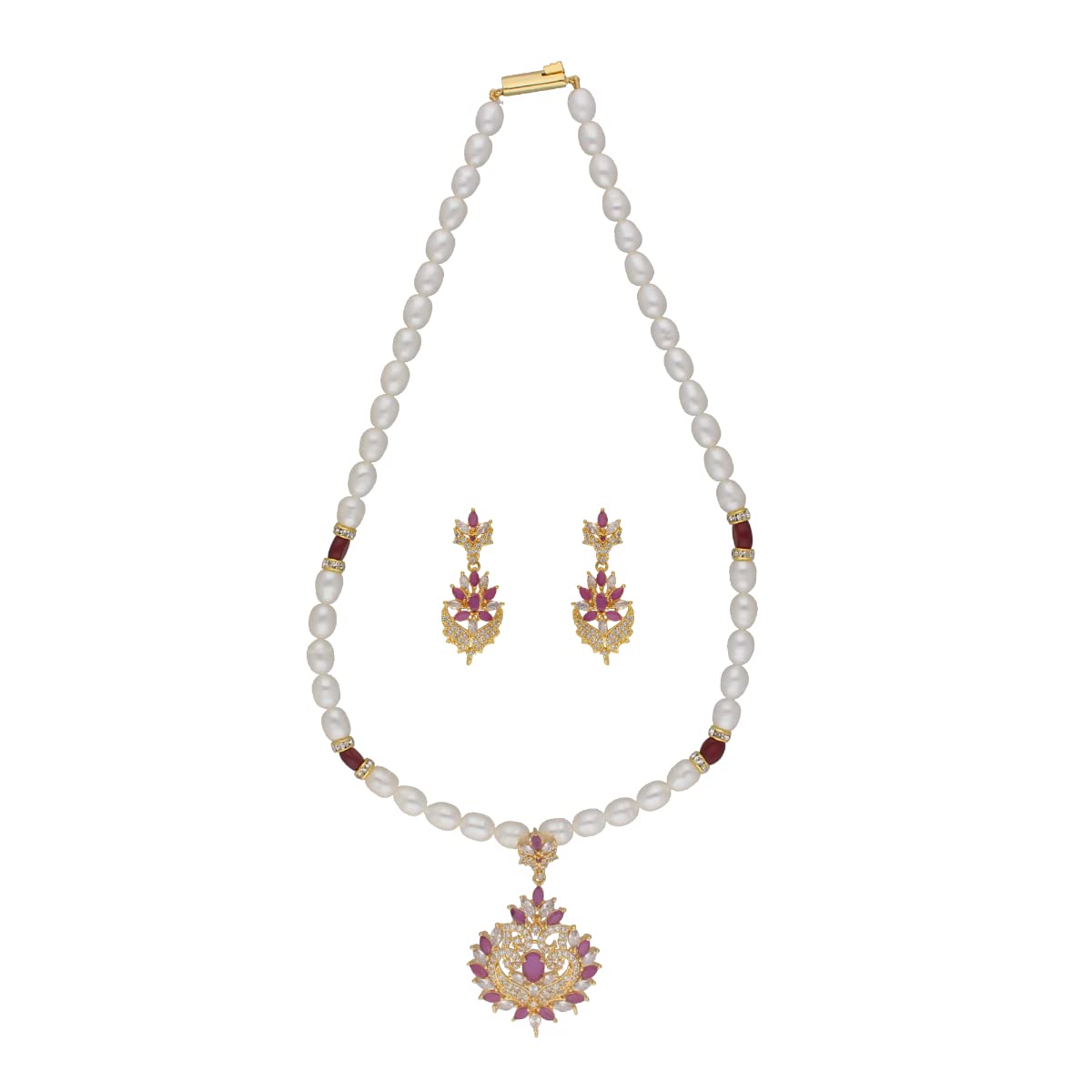 Sri Jagdamba Pearls Dheeksha 1 Line Pearl Necklace (B0BHZ4PLFV) Amazon Price History, Amazon Price Tracker