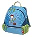 Sigikid 24936 Rucksack klein Sammy Samoa Mädchen und Jungen Kinderrucksack empfohlen ab 2 Jahren blau/grün