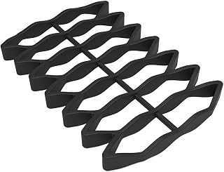 Silicone Roasting Rack for Oven, Nonstick Cooking Grid with for Easy Clean Baking Mat, Heat Resistant Silicone Rack for Roast Chicken, Fish, Vegetables, Cooling Rack(Black)