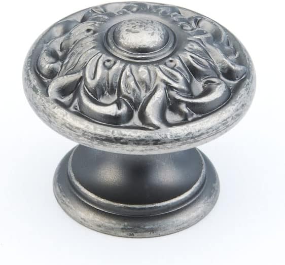 Schaub & Co. 870-CrS Corinthian 1 3/8 Round Knob - Corinthian Silver