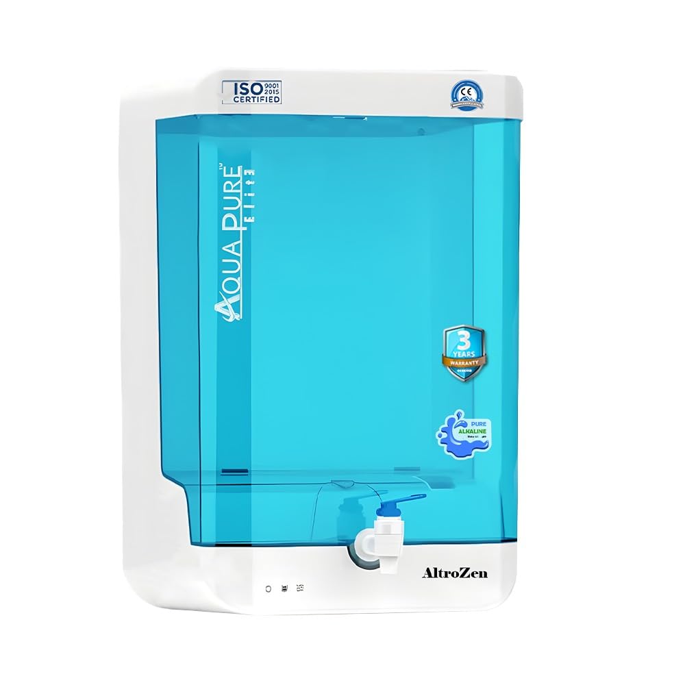 Aqua Pure Elite - AltoZen Water Purifier | RO+UF+Antioxidants Alkaline | Easy switch between Ro and Alkaline | India’s #1 Water Purifier | Suitable for Borewell, Tanker & Municipal Water (AltroZen)-image-26