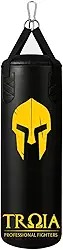 Saco de Pancada TROIA 90CM VAZIO - Artes Marciais - Adulto - Preto