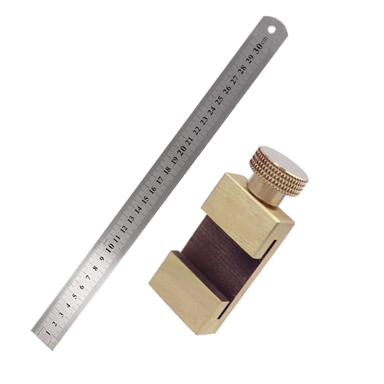 Hemobllo 3sets Righello Per Falegnameria Con Blocco Di Posizionamento Strumento Di Misura Manuale Per Linee Di Taglio Compatibile Con Steel Ruler Facile Da Usare