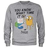 Photo Gallery adventure time licenza ufficiale it s felpa (heather grigio), small Photo Gallery adventure time licenza ufficiale it s felpa (heather grigio), small