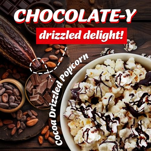 Drizzilicious Chocolate Popcorn - Chocolate Flavored Popcorn thumb #3