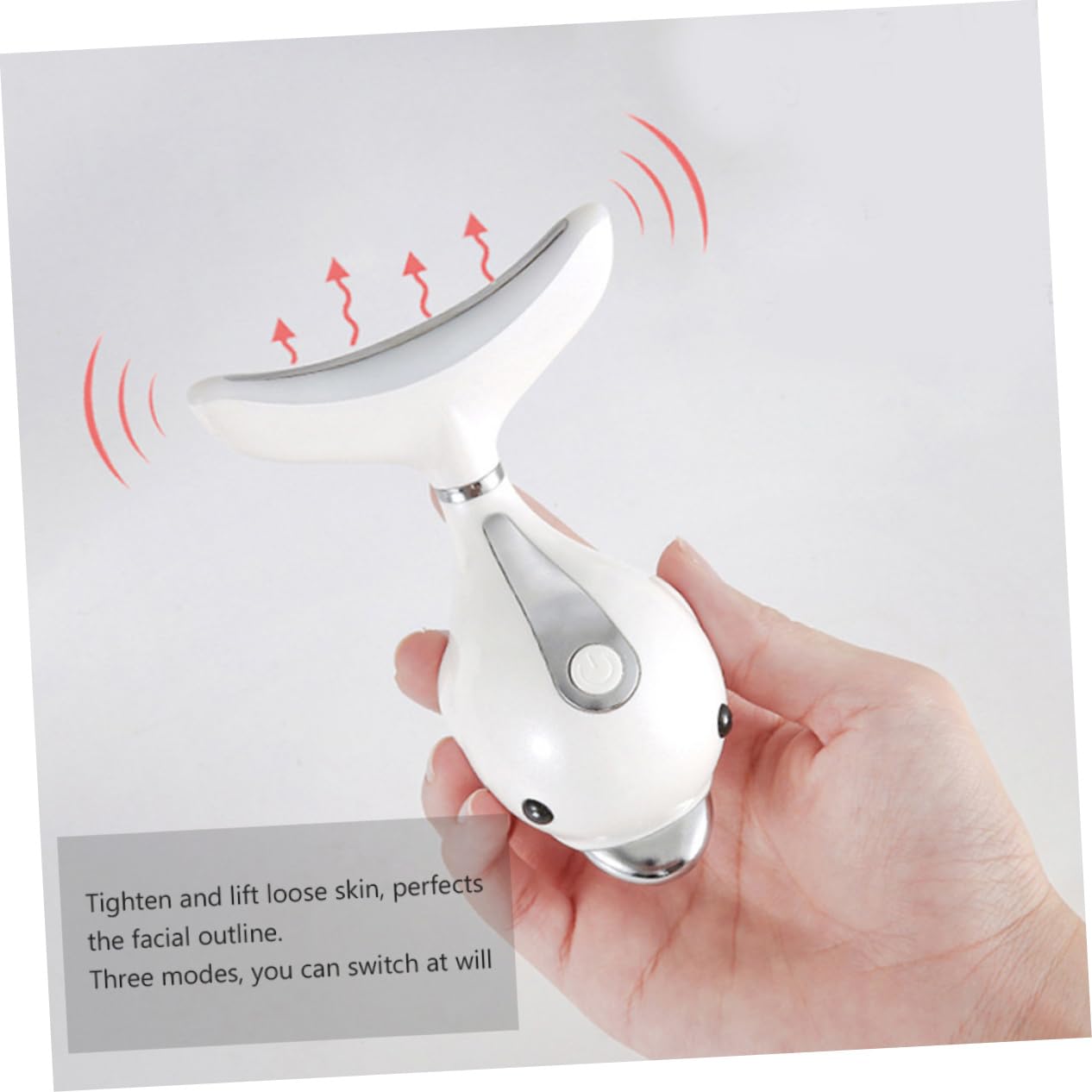 Generico Massaggiatore Antirughe Elettrico Riscaldante Per Del Dispositivo Usb Ricaricabile Per Rimozione Rughe e Tonificazione Della Modalità Ergonomiche Per