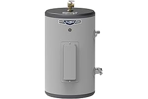 Potente calentador de agua caliente eléctrico GE de 10 galones con termostato...