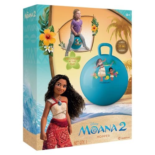 Image of Hedstrom Hopper Ball, Jumping Ball for Kids, 15 Inch, Moana 2