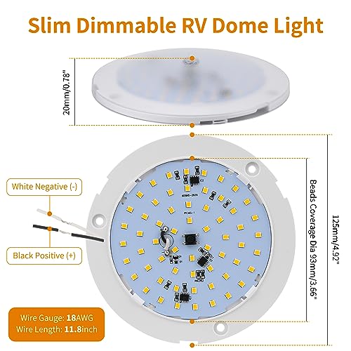 RV Lights Interior, 5 Inch RV LED Ceiling Puck Light