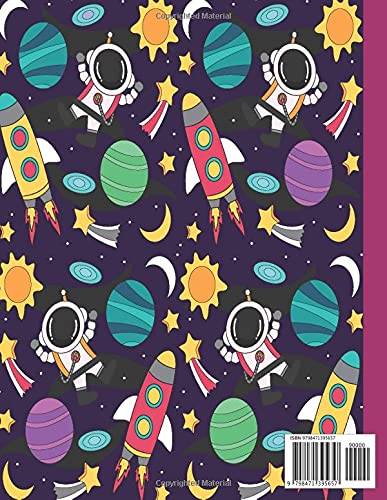 Composition Notebook Half Blank Half Lined: Composition Book Primary Journal with Picture Space and Drawing / Creative Space Journal with Pictures /Outer Space primary story journal composition book - Image 2