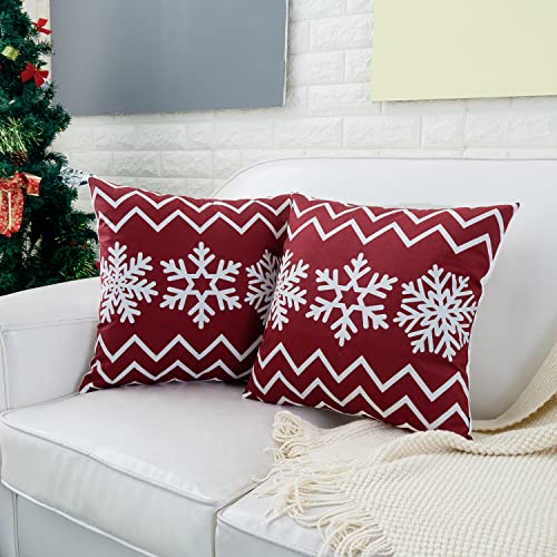 Hwy50redthrowpillowcovers20x20inchforcouchsofabedlivingroombedroomsoftchristmasbohemiasnowflakesprintdecorativethrowpillowscasessetcushioncoverpackof4  Urban Country Home Decor Hwy 50 red throw pillow covers 20×20 inch for couch sofa bed living room bedroom soft christmas bohemia snowflakes print decorative throw pillows cases set cushion cover pack of 4  urban country home decor