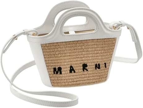 Amazon | [Marni] [マルニ] ショルダーバッグ レザー＆ラフィア