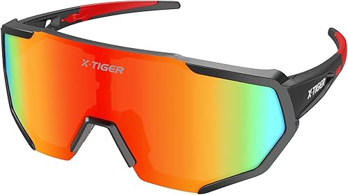 X-TIGER Polarized Sports Sunglasses for Men Women Cycling Glasses Baseball Running Fishing MTB Sunglasses UV400